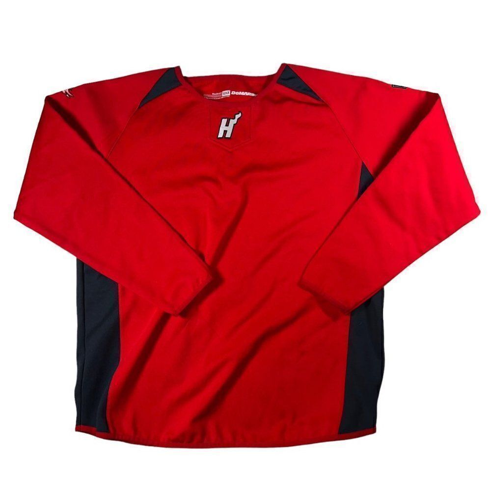 Demarini Akadema Heat Baseball Jersey Sweatshirt Red / Black‎ Unisex Small (S)
